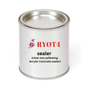 RYOT4 sealer (clear non yellowing Acrylic Concrete sealer)